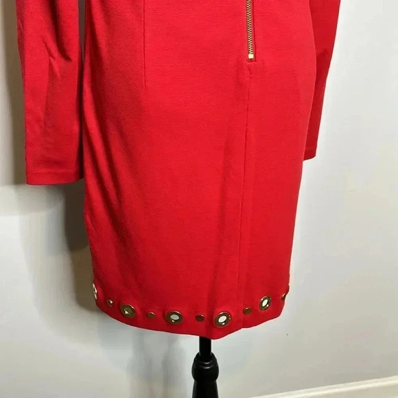 Michael Kors Red Dress with Gold Details - Picture 6 of 8